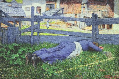 Rest in the Shade by Giovanni Segantini